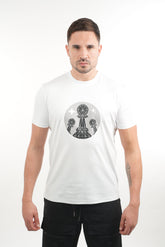 Amico Tri Pawn Crest Tee White
